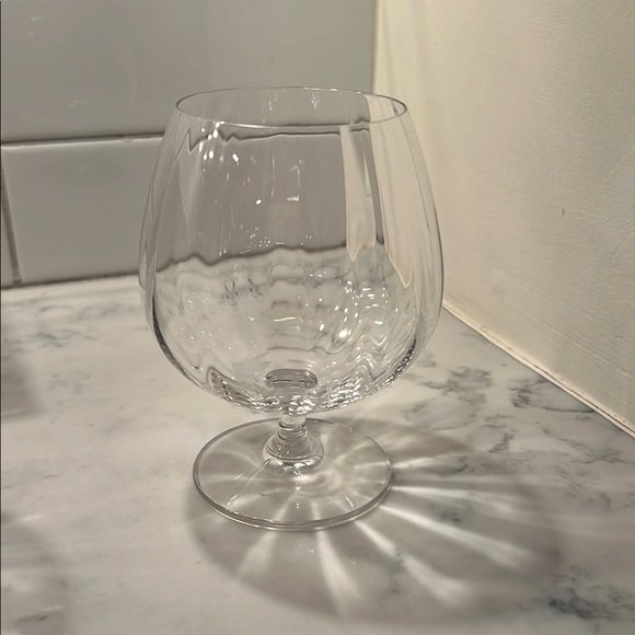 NEW Vintage Mikasa Clear Crystal Brandy Glasses Set of 6 - Picture 2 of 6